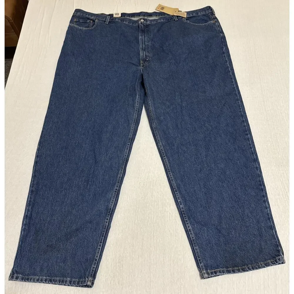 Levis 560 Comfort Fit Jeans Mens 62x34 Blue Relaxed Tapered Baggy Denim BNWT